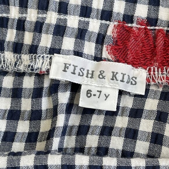 Fish & Kids Size 6-7 Flower Apron Dress - Picture 9 of 9